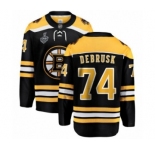 Men's Boston Bruins #74 Jake DeBrusk Authentic Black Home Fanatics Branded Breakaway 2019 Stanley Cup Final Bound Hockey Jersey