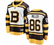 Men's Boston Bruins #86 Kevan Miller White 2019 Winter Classic Fanatics Branded Breakaway NHL Jersey