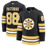 Men's Boston Bruins #88 David Pastrnak Black 2025 Home Stitched Hockey Jersey