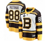 Men's Boston Bruins #88 David Pastrnak White Winter Classic Fanatics Branded Breakaway 2019 Stanley Cup Final Bound Hockey Jersey