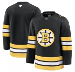 Men's Boston Bruins Blank Black 2025 Home Stitched Hockey Jersey