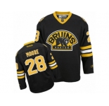 Men's Reebok Boston Bruins #28 Dominic Moore Authentic Black Third NHL Jersey