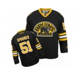 Men's Reebok Boston Bruins #51 Ryan Spooner Authentic Black Third NHL Jersey