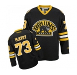 Reebok Boston Bruins #73 Charlie McAvoy Authentic Black Third NHL Jersey
