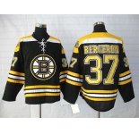 nhl boston bruins #37 bergeron black