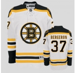 nhl boston bruins #37 bergeron white