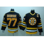 nhl boston bruins #77 bourque black ccm