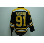 nhl boston bruins #91 savard black