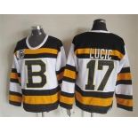 nhl jerseys boston bruins #17 lucic white [m&n 75th]