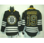 nhl jerseys boston bruins #19 seguim black[2011 new]