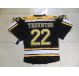 nhl jerseys boston bruins #22 thornton black