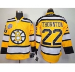 nhl jerseys boston bruins #22 thornton yellow[winter classic]