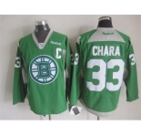 nhl jerseys boston bruins #33 chara green[2015 new][patch C]