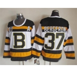 nhl jerseys boston bruins #37 berceron white [m&n 75th]
