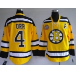 nhl jerseys boston bruins #4 bobby orr yellow[winter classic ]