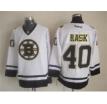 nhl jerseys boston bruins #40 tuukka rask white [new]