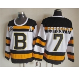 nhl jerseys boston bruins #7 esponito white [m&n 75th]
