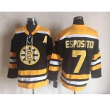 nhl jerseys boston bruins #7 esposito black[m&n][patch A]