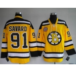 nhl  jerseys boston bruins #91 yellow [winter classic]