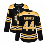 Women Adidas Boston Bruins #44 Steven Kampfer Premier Black Home NHL Jersey