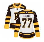 Women's Adidas Boston Bruins #77 Ray Bourque Authentic White 2019 Winter Classic NHL Jersey