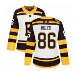 Women's Adidas Boston Bruins #86 Kevan Miller Authentic White 2019 Winter Classic NHL Jersey