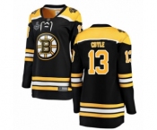 Women's Boston Bruins #13 Charlie Coyle Authentic Black Home Fanatics Branded Breakaway 2019 Stanley Cup Final Bound Hockey Jersey