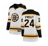 Women's Boston Bruins #24 Terry O'Reilly Authentic White Away Fanatics Branded Breakaway Hockey Jersey