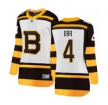 Women's Boston Bruins #4 Bobby Orr White 2019 Winter Classic Fanatics Branded Breakaway NHL Jersey