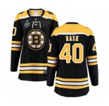 Women's Boston Bruins #40 Tuukka Rask Authentic Black Home Fanatics Branded Breakaway 2019 Stanley Cup Final Bound Hockey Jersey