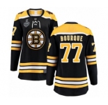 Women's Boston Bruins #77 Ray Bourque Authentic Black Home Fanatics Branded Breakaway 2019 Stanley Cup Final Bound Hockey Jersey