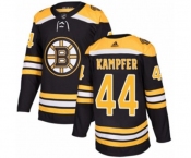 Youth Adidas Boston Bruins #44 Steven Kampfer Premier Black Home NHL Jersey