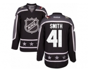 Youth Reebok Arizona Coyotes #41 Mike Smith Authentic Black Pacific Division 2017 All-Star NHL Jersey