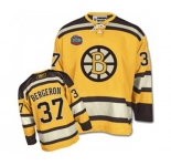 Youth Reebok Boston Bruins #37 Patrice Bergeron Premier Gold Winter Classic NHL Jersey