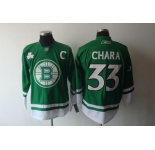 youth nhl jerseys boston bruins #33 chara green(2011 new)