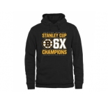 Boston Bruins Black Rinkside Victor Pullover Hoodie