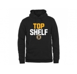 Boston Bruins Black Top Shelf Pullover Hoodie