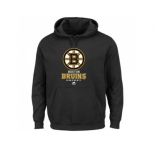 Boston Bruins Majsetic Black Critical Victory VIII Pullover Hoodie