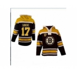 nhl jerseys boston bruins #17 lucic black-yellow[pullover hooded sweatshirt]