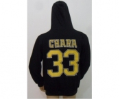 nhl jerseys boston bruins #33 chara black[pullover hooded sweatshirt][ccm]