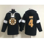 nhl jerseys boston bruins #4 orr black-white[pullover hooded sweatshirt]