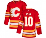 Calgary Flames #10 Derek Ryan Authentic Red Alternate Hockey Jersey