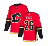 Calgary Flames #26 Michael Stone Authentic Red Home Hockey Jersey