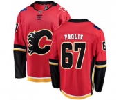 Calgary Flames #67 Michael Frolik Fanatics Branded Red Home Breakaway Hockey Jersey