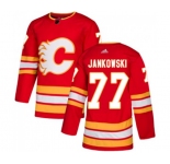 Calgary Flames #77 Mark Jankowski Authentic Red Alternate Hockey Jersey