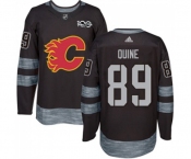 Calgary Flames #89 Alan Quine Authentic Black 1917-2017 100th Anniversary Hockey Jersey