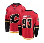 Calgary Flames #93 Sam Bennett Fanatics Branded Red Home Breakaway Hockey Jersey