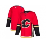 Men Adidas Calgary Flames Blank Red Home Authentic Stitched NHL Jersey