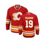Men's Reebok Calgary Flames #19 Matthew Tkachuk Authentic Red Third NHL Jersey