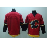 NHL Calgary Flames Blank red jerseys